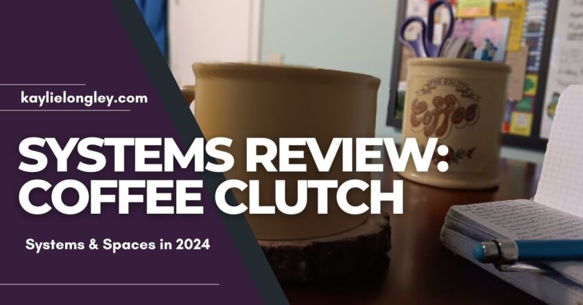 make space for yourself | coffee is a have-to | systems and spaces | Kaylie Longley